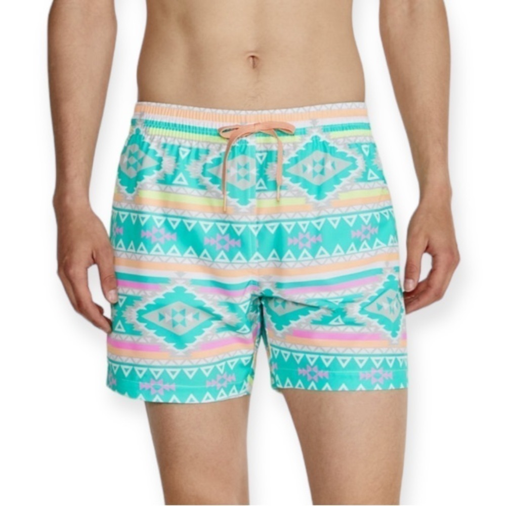 Chubbies Pastel Aztec 4 Way Stretch Swim Shorts Trunks Liner Southwestern